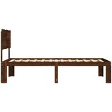  Krevet s uzglavljem ROSTOCK Tamno smeđa 90 x 190 cm | shoptok.hr
