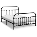 vidaXL Okvir za krevet crni metalni 140 x 200 cm cijene