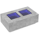  Stolić s beskonačnim LED siva boja betona 116x69x40 cm | shoptok.hr