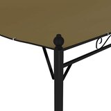 Nadstrešnica 3 x 2,4 m smeđe-siva 180 g/m² | shoptok.hr