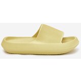 Boto Women's Lightweight Foam Slippers On Thick Sole Lime Querceria | shoptok.hr