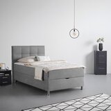 Mömax Postelja Boxspring Oviedo, Siva, 120x200 | Shoptok.si