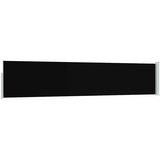  Uvlačiva bočna tenda za terasu 100 x 500 cm crna | shoptok.hr