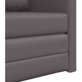 vidaXL Floor Sofa Bed 2-v-1 Siva 74x77x81 cm iz umetnega usnja | Shoptok.si