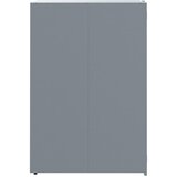  Spremište za jednu kantu za otpad siva 69 x 79 x 117 cm čelično | Eponuda.com