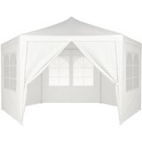Multi Garden vrtni paviljon / šator 2 × 2 × 2 m s prozorima – bijeli | shoptok.hr