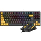 Tracer GAMEZONE Gaming set mehanicka tastatura I mis crno-zuti 7200dpi HORNET87 by Cene