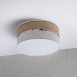  plafonsko svetlo sirja double boho 2xE14/15W/230V, prečnik 35 cm, bež/bela | Eponuda.com