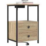  Noćni ormar s ladicama 2 pcs Sonoma hrast 40 x 31 x 60 cm | Eponuda.com