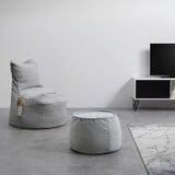 Mömax Tabure Lucylla, Siva, Žamet | Shoptok.si