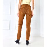 Gemre Heavner brown pants decorated with stitching | Shoptok.si