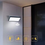  Brilagi - LED spoljašnja zidna svetiljka sa senzorom TRIANGLE LED/20W/230V antracit. | Eponuda.com
