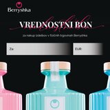 Berryshka vrednostni bon Cene