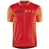 moška kolesarska majica s kratkimi rokavi Core Endur logo jersey heat - crackle