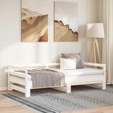  Dnevni ležaj na izvlačenje bijeli od borovine 2 x (90 x 200) cm | shoptok.hr