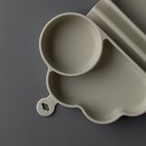 Tommee Tippee EasiStick™ Silicone Foldable Plate kutija za užinu 4m+ Green 1 kom | shoptok.hr