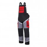 Lahti Pro hlače s naram. crno-siv-crven. 100%bomb xl l4060504 | shoptok.hr
