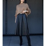 Gemre Black long skirt decorated with an animal motif belt Hanie | shoptok.hr