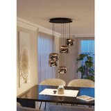 Eglo 390434 - led prigušiva luster na sajli hortunas 5xLED/5,8W/230V crna/dimljena | Eponuda.com