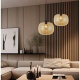  Luster na sajli ALAN 1xE27/40W/230V zadimljeno bež/crna | Eponuda.com