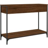  Konzolni stol boja hrasta 100 x 34 5 x 75 cm konstruirano drvo | shoptok.hr