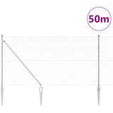  Heksagonalna ograda s stubom 50 x 1,2 m Pocinčani čelik Srebrna | shoptok.hr