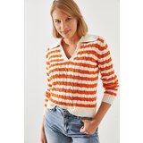 Bianco Lucci Hair Polo Neck Sweater | Shoptok.si