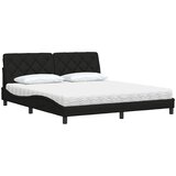  Krevet s madracem crni 180x200 cm od tkanine | shoptok.hr
