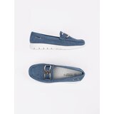 GOODIN Blue loafers with a decorative chain | Shoptok.si