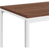  Bočni stolić s kotačima bijeli 40x30x63,5 cm konstruirano drvo | shoptok.hr
