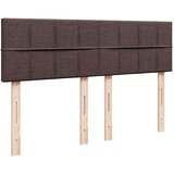  Krevet s oprugama i madracem tamnosmeđi 140 x 190 cm od tkanine | shoptok.hr