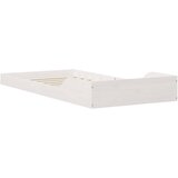  Krevetna konstrukcija Bijelo 90 x 220 cm Čvrsto borovo drvo | shoptok.hr