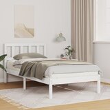 vidaXL Krevetna konstrukcija Smeđa 100 x 200 cm Čvrsta borova drva | shoptok.hr