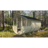 Male kuće Vanjska sauna LAHTI 400 × 200 cm – bez završnog krovnog pokrova | shoptok.hr