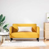  Dvosjed kauč svijetložuta 109 cm samtana tkanina | shoptok.hr