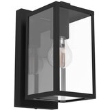 Eglo Vanjska zidna svjetiljka Budrone (270 x 165 x 120 mm, Crna, Prozirno, IP44) Cijene