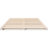 vidaXL Posteljni okvir Bela 140 x 190 cm Trdna borovina | Shoptok.si