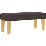Box Spring Postelja z Blazino in Klopjo Temno Rjava 100x200 cm Tkanina, (22049448) | Shoptok.si