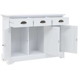 vidaXL Komoda s 3 vrata od MDF-a i borovine 105 x 35 x 77,5 cm | shoptok.hr