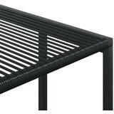 vidaXL 13-dijelni vrtni blagovaonski set poliratan crni | shoptok.hr