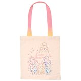 Selected Platnena shopping torba Care Bears, ružičasti linijski print, 40 cm | shoptok.hr