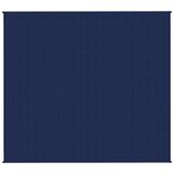 vidaXL Obtežena odeja modra 200x225 cm 9 kg blago | Shoptok.si