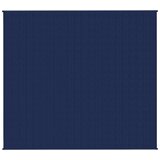 vidaXL Teška deka plava 200x225 cm 9 kg od tkanine | shoptok.hr