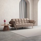 Bessagi Home Zofa S Posteljno Funkcijo Cora, Rjava, Žamet | Shoptok.si