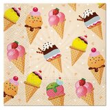Salvete Serviete za decoupage Ice Cream - 1 kos Cene