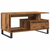 Maison Chic Klubska mizica - kavna mizica - Nizka mizica starinski les 90x49x45 inženirski les, (21752486) Cene