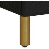 TV ormarić crni 100 x 33 x 46 cm od konstruiranog drva | Eponuda.ba