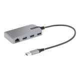 StarTech.com 5G3AGBB-USB-A-HUB priključna stanica i replikator porta za prijenosno računalo Žičano USB 3.2 Gen 1 (3.1 Gen 1) Type-A Sivo | Shoptok.si