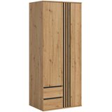 Livetastic OMARA S KLASIČNIMI VRATI, antracit, hrast artisan | Shoptok.si