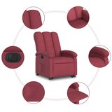  Električni naslonjač na podizanje od tkanine boja vina | shoptok.hr